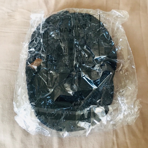 C.C. Black Beanie Cap with Tail - Picture 6 of 11